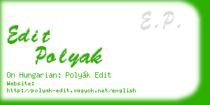 edit polyak business card
